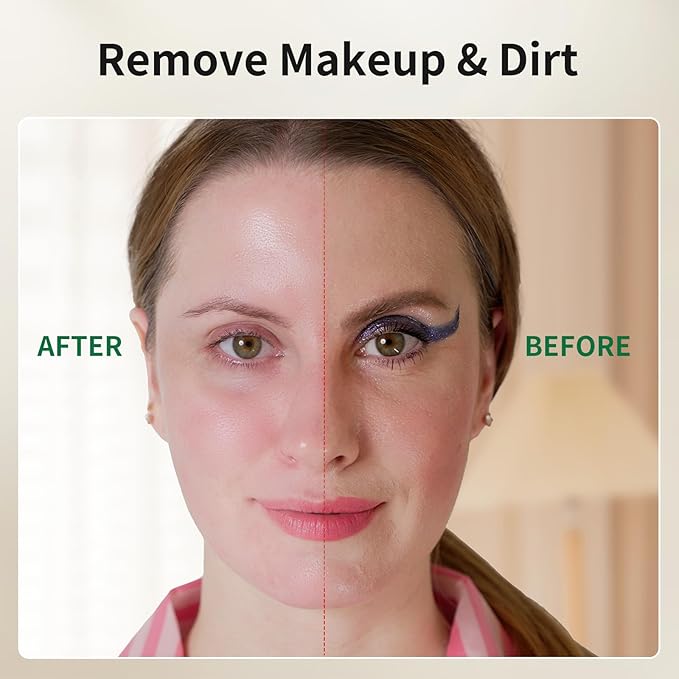 Makeup Remover Cleansing Balm - Waterproof Makeup Remover Balm with Sea Buckthorn Oil, Instantly Melts Waterproof Mascara & Long-Wear Makeup, No Residue