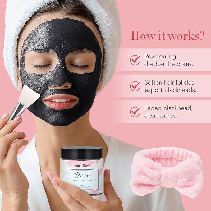 Spa Gifts for Women，10pcs Self Care Kit ROSE Scented with Facial Cleanser, Scrub Body Wash, Facial Clay Mask, Facial, Essential Oil, Birthday Gifts Skin Care Set, Mothers Day Gifts Ideas