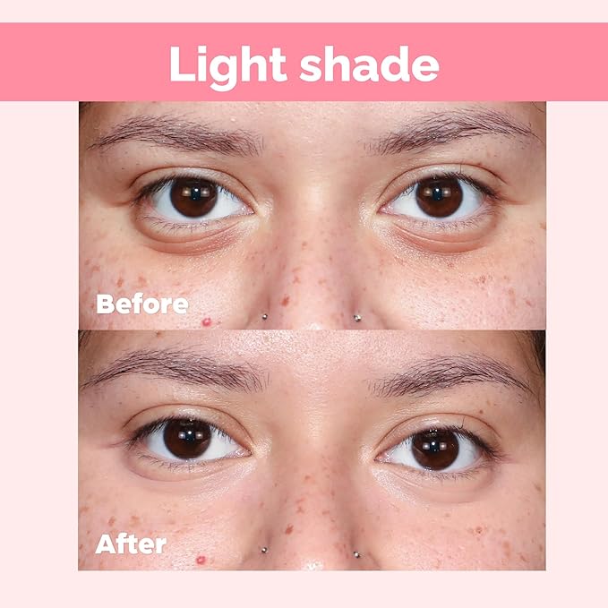 Elizabeth Mott Thank Me Later Under Eye Brightener & Primer – Hydrating Color Corrector for Dark Circles – Lightweight Concealer Base for Mature Skin, Light Shade 5ml