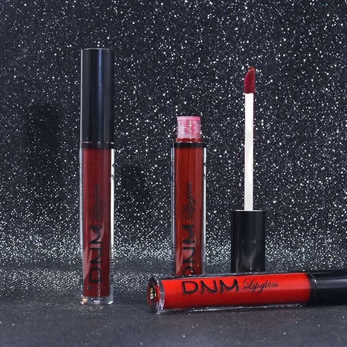 evpct 3Pcs Dark Red Deep Red Oxblood Red Matte Liquid Lipstick Lip Stain Sets for Women Matte+Lipstick Long Lasting Permanent 24 hr Hours Magic Lipstick 24 Hours original Waterproof 26