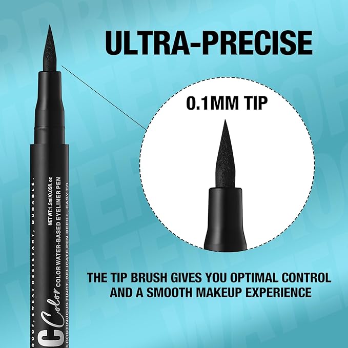 LANGMANNI 4 Colors Matte Liquid Eyeliner Set, Neon Colorful Pigmented With Long-lasting, Smudgeproof & Waterproof Eye Liner Makeup for Bold & Stunning Looks - Gift for Girls(#56789101112)