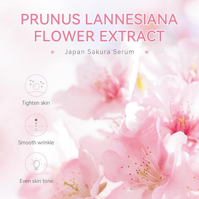 Skin Care Set with Cute Mini Luggage,Sakura Skin Care Sets & Kits,Pamper Sets For Teenagers Girls Gifts,Skin Care Set For Teenagers Girls 10-12 (One Size, Cherry Blossom-StyleC-Advanced Moisturizing)