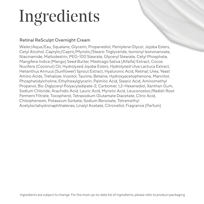 Murad Retinal ReSculpt Overnight Cream – Anti-Aging Face & Neck Cream with Encapsulated Retinal & NAD+ – Firms, Lifts & Hydrates Skin – 1.7 Fl Oz