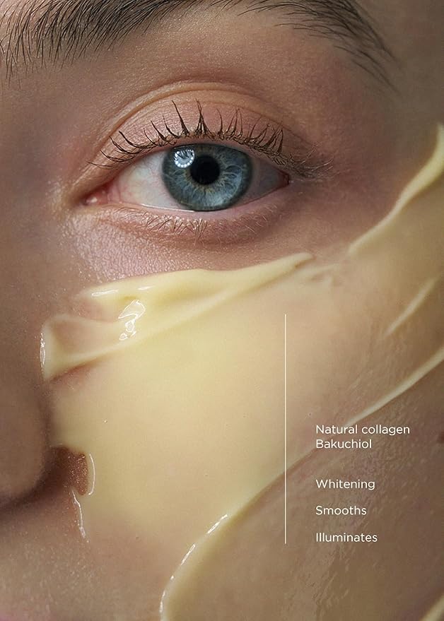 FINDIVE OFFICIAL Bakuchiol Ampoule In Mask, 5,000ppm Bakuchiol, Plan-Based Retinal Alternative, Vitamin C Ethyl, Adenosine, Panthenol, Brightning mask, Anti-aging mask, 6.76fl.oz