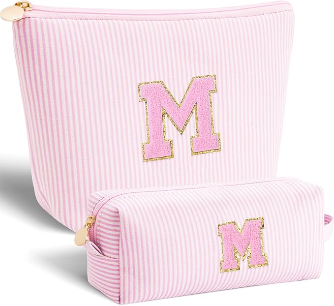 Mothers Day Gifts for Mom,Mum Gifts from Daughter,Birthday Gifts for Wife Sister Her,Mother in Law Gift,Mama Gifts Idea,Makeup Bag Set Cosmetic Bag - Pink,M