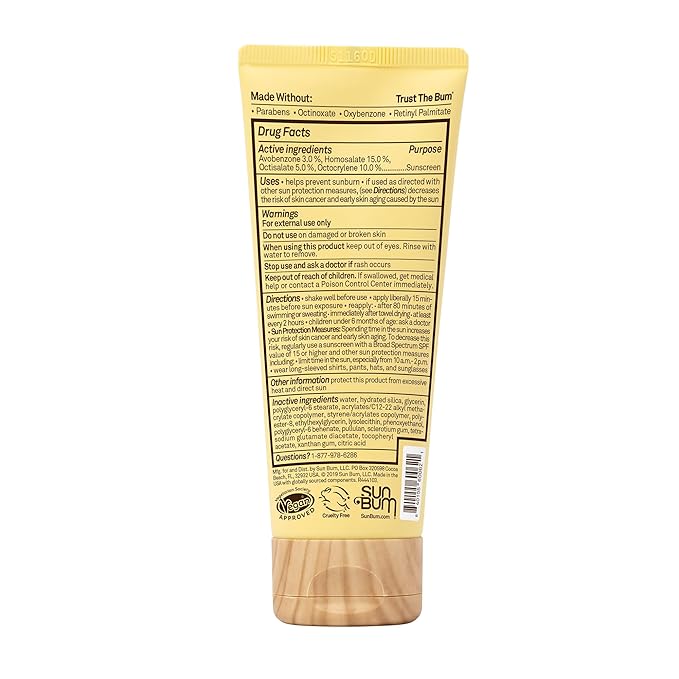 Sun Bum Original SPF 70 Sunscreen Face Lotion - Broad Spectrum Moisturizing Facial Sunscreen with Vitamin E - Fragrance Free - Travel Friendly - 3 oz