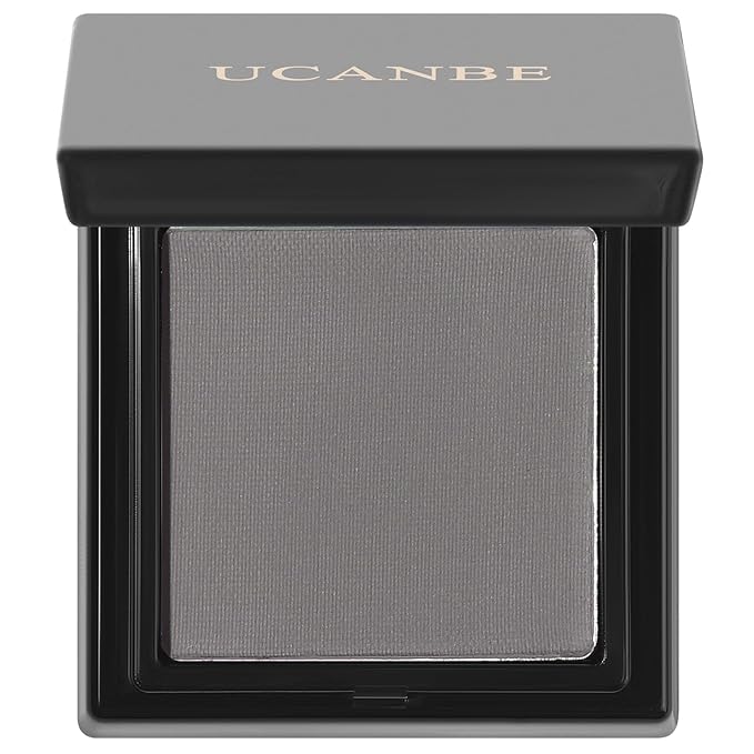UCANBE Gray Single Eyeshadow Palette, Highly Pigmented Matte Eye Shadow Powder, Professional Long-Lasting Waterproof Makeup Palette