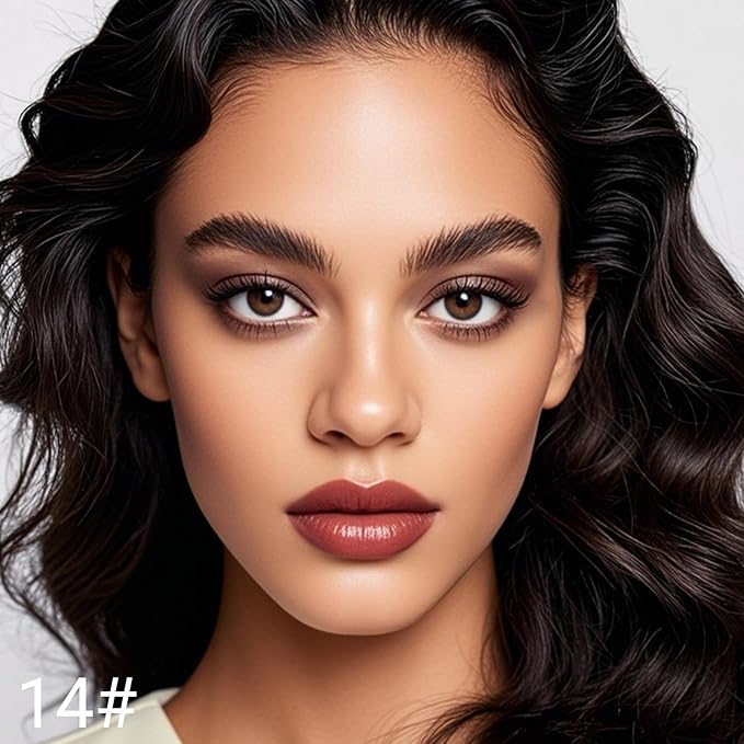 Erinde Waterproof Eyeshadow Stick, Cream Eye Shadow Stick, Long-Lasting, Crease-Proof, Cream to Powder Buildable & Blendable Eye Shadow Pencils Crayon, Vegan & Cruelty-Free, 14 Stone