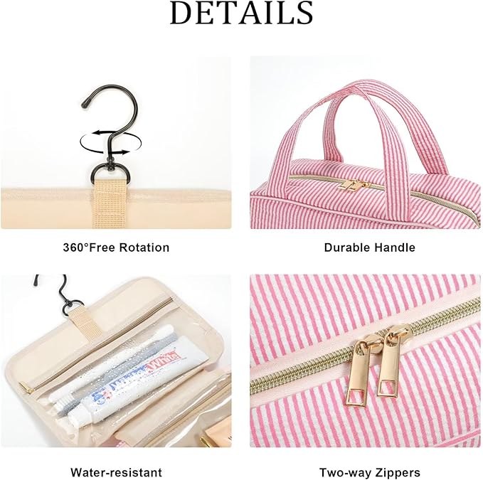 YOOLIFE Kids Toiletry Bag Initial Makeup Bag for Teen Girls - Birthday Gifts for 7 8 9 10 11 12 13 14 15 16 17 18 Year Old Girls, Teen Girl Gifts Trendy Stuff - Letter L, Purple