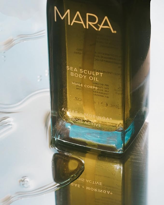MARA - Sea Sculpt Body Oil for Firmness & Cellulite with Algae + Moringa | Proprietary Plankton Actives to Smooth, Tone, Firm + Hydrate Skin, For All Skin Types (4 fl oz | 120 ml)