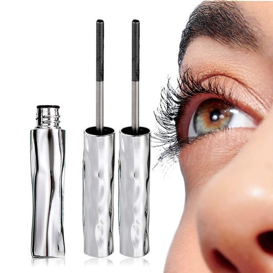 Tubing Mascara 2025 New Curling Mascara Black & Brown for Lash Makeup, Waterproof and Sweatproof Long Lasting Non-Smudged Magic Mascaras (Black C/2pcs)