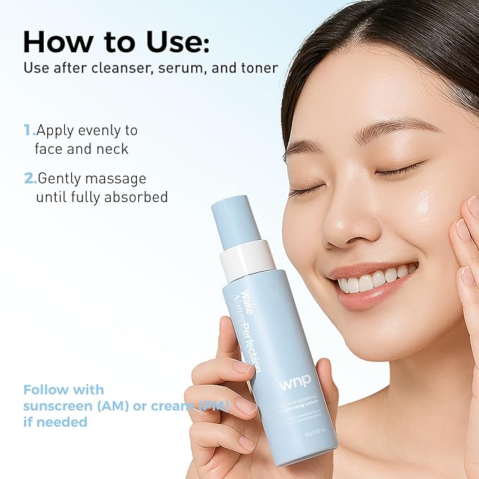 WNP Hyaluronic Acid Hydrating & Brightening Lotion: 4D Hyaluronic Acid, 2% Niacinamide, 377, Vitamin C Deep Moisture & Radiance Boosting Facial Moisturizer Vegan SkinCare for All Skin Types