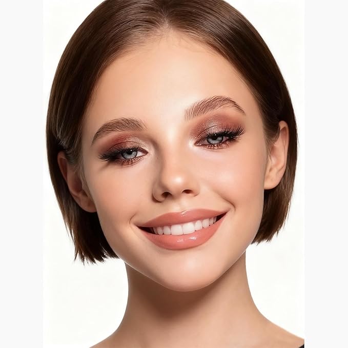 Nude Taupe Eyeshadow Stick, Shimmer Cream Eyeshadow Stick Pencil, High Pigment Waterproof Long Lasting Eye Shadow Pen, Women Multi-Dimensional Eye Highlighter Stick (07#)