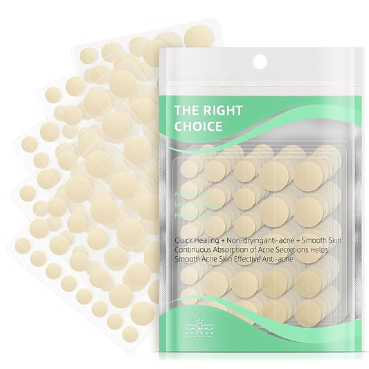 Pimple Patches for Face 5pack,Hydrocolloid Acne Pimple Patches for Covering Zits and Blemishes