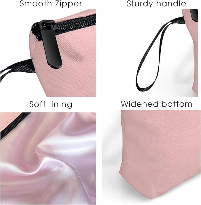 SEAMOON Maid of Honor Friendship Birthday Gifts for Women Her Aunt Sister Bridesmaid Coworkers Bride Personalized Makeup Cosmetic bag with Mirror Mothers Day Christmas Graduation G