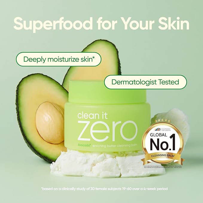 BANILA CO Clean It Zero Enriching Butter Cleansing Balm | 2-in-1 Deep Cleanse & Hydrating Mask for Moisturized Skin | Removes Waterproof Makeup & SPF | Cleansing Oil For Dry Skin (100ml/3.38 oz)