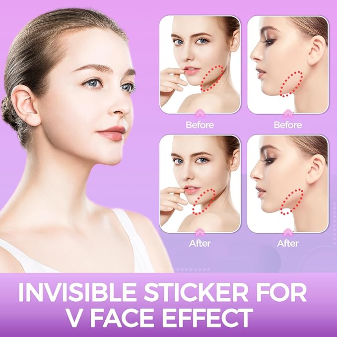 Neck Tape Lifting Invisible – 100 PCS Face Lift Tape Invisible for Older Women Face and Turkey Neck Lift, Ultra-Thin Facial Lifter Strips for Tightening Sagging Skin, Wrinkles, Jowls, and Double Chin