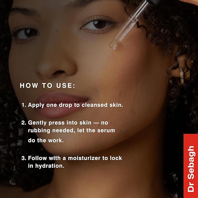 Dr Sebagh Serum Repair (1.7 fl oz) | Award-Winning Hyaluronic Acid Facial Hydrator | Anti Aging & Wrinkle | Skin Moisturizing & Repairing Formula | Collagen Boosting Youthful Glow For Women & Men