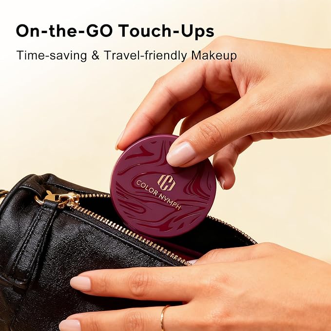 Color Nymph 3-in-1 Contour Palette - Blush Bronzer Highlighter Makeup Palettes for Medium to Tan Skin | Vegan Cruelty-Free, Nourishing & Long-lasting Travel Makeup Kit with Shimmer & Matte Powder #03