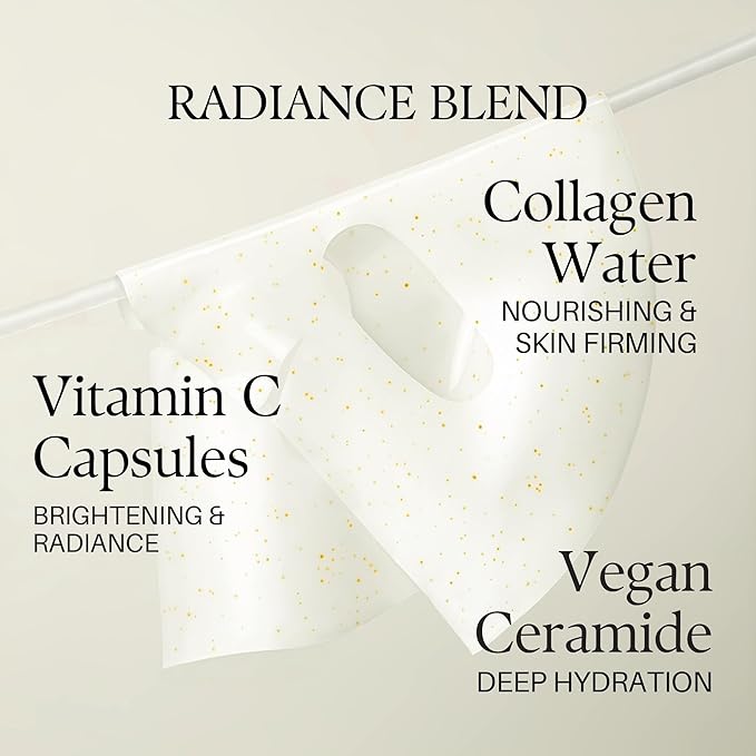 d'alba Piedmont Signature Vita Capsule Hydrogel Mask 8-Shape 1BOX (4 Sheets)