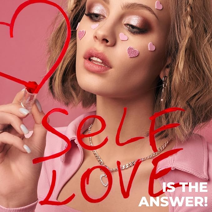 SELFLOVE Eyeshadow Palette 401 8.5g - Matte & Glitter, Shimmer, Blendable Formula, Vegan & Cruelty-free