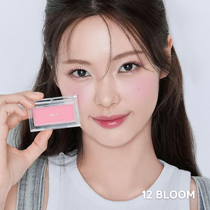 BBIA Ready To Wear Downy Cheek Cream Blush 8 Color - Creamy Blendable & Buildable Blush Dewy Texture & Matte Finish High Pigment Longlasting Lightweight Natural Face Makeup, 0.10oz (07 DOWNY ANGEL)