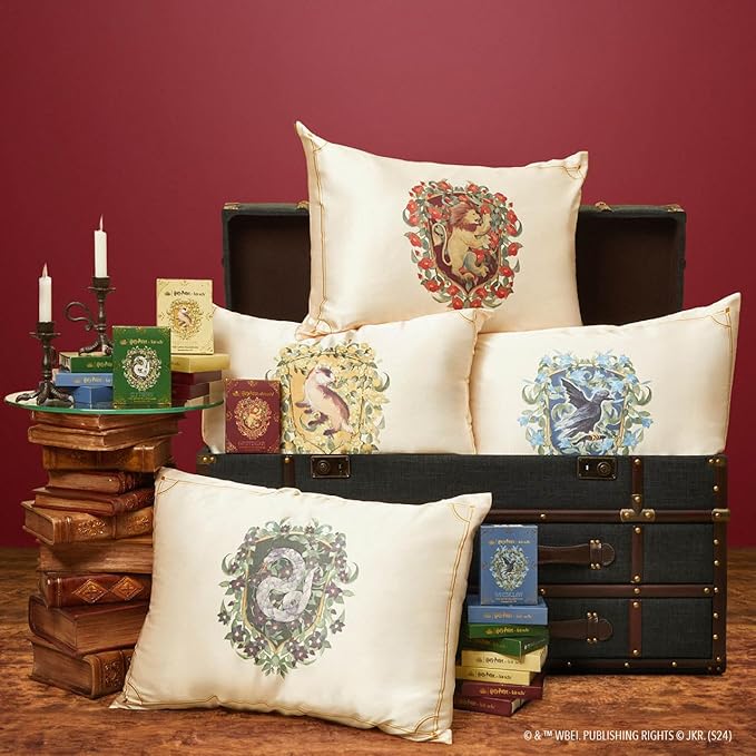 Kitsch x Harry Potter Hufflepuff Satin Pillowcase with Zipper for Hair & Skin – Double-Sided, Softer Than Silk, Wrinkle-Free, Machine Washable, Frizz Control, Breakout Prevention - King Size (19x36)