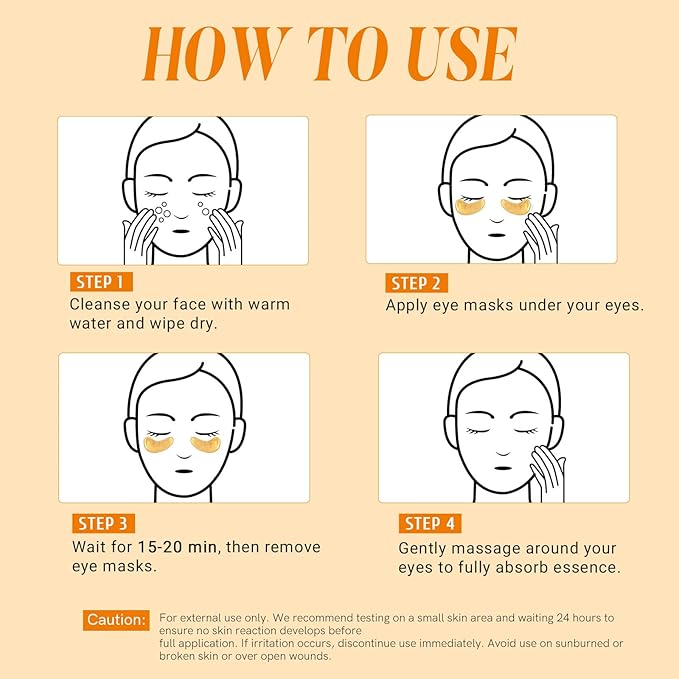 Under Eye Patches with Collagen and Hyaluronic Acid Eye Mask for Wrinkle,Dark Circles,Face Mask Skin Care Products 24 Pairs