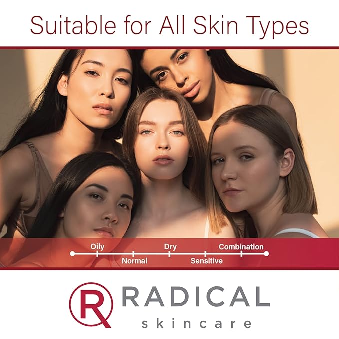 Radical Skincare Extreme Repair - Provides Deep Hydration, Boosts Firmness - For All Skin Types Including Sensitive Skin - Paraben & Cruelty Free (1.7 Fl Oz)