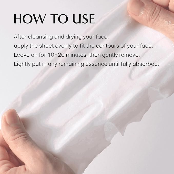 CELONIA Signature Bio Facial Sheet Mask, Stem Cell Deep Hydrating Face Mask, Anti Aging Treatment For Healthy Glowing Skin, Minimize Pores, Reduce Fine Line, Boost elasticity, Correct Redness 5PC