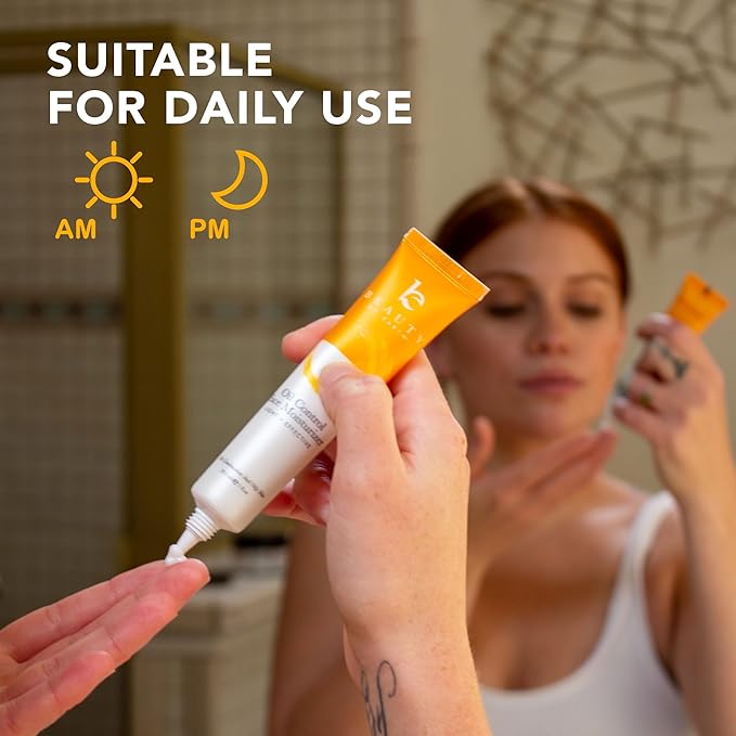 Oil Control Face Moisturizer - USA Made with Natural & Organic Ingredients, Lightweight and Mattifying Moisturizer for Oily & Acne Prone Skin, Face Cream with Niacinamide and Hyaluronic Acid