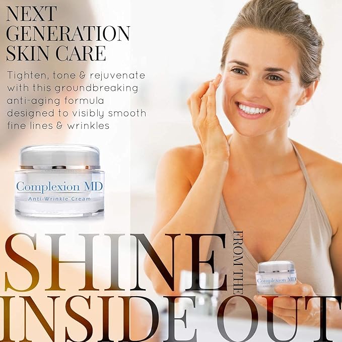 Complexion MD Anti-Aging Skin Care - Aquallure Apple Stem Cell Rejuvenating Serum - Anti Wrinkle Cream - Reduce Fine Lines & Wrinkles - with Peptides & Hyaluronic Acid (Bundle) (1 oz Each) (2 items)