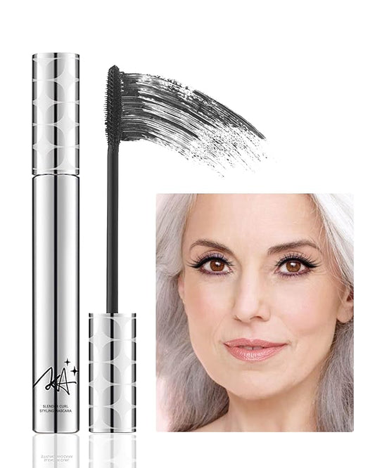 Mascara for Older Women 60 Plus, Black Mascara Volume and Length for Mature Women with Thinning Lashes, Prime Máscara Waterproof Long Lasting Volumizing, Hypoallergenic Máscara for Sensitive Eyes-01