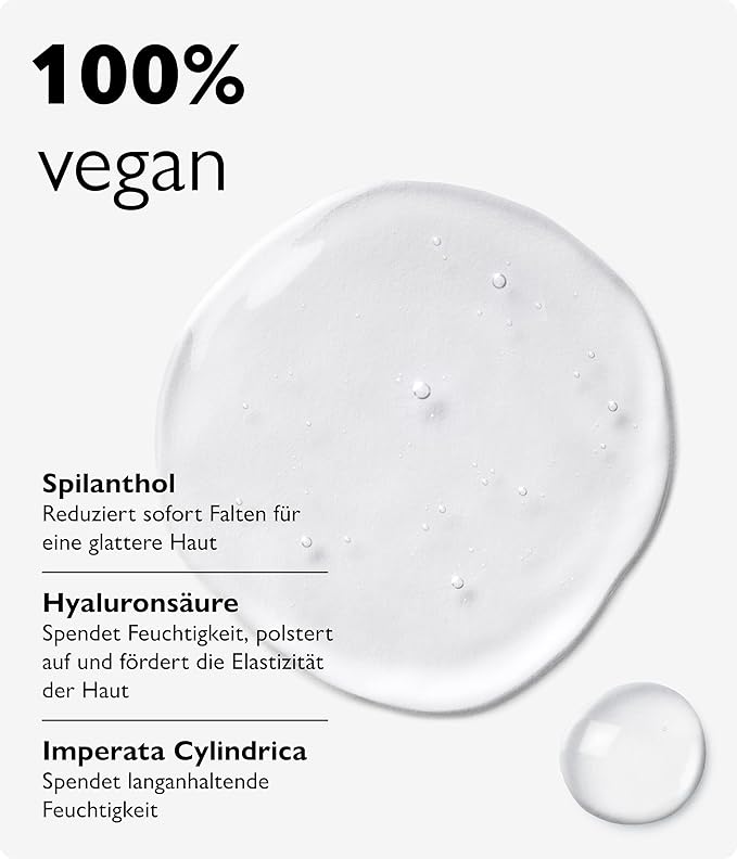 BIOTULIN - Supreme Skin Gel | Reduces Wrinkles Within 1 Hour | Hyaluronic Acid Serum | Spilanthol Serum for Face I Anti Aging Treatment - 0.5 oz