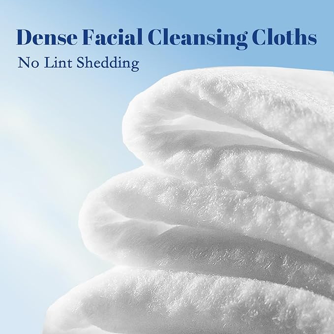 ITO Disposable Face Towel, Ultra-Soft 1-Second Quick-Dry Face Towels, Gentle for Sensitive Dry Oily Skin, Facial Towels for Daily Cleansing Makeup Removal (180 Count (Pack of 3))