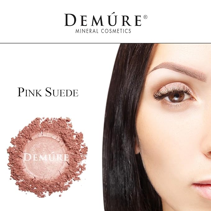 Mineral Make Up (Pink Suede) Eye Shadow, Shimmer Eyeshadow, Loose Powder, Glitter Eyeshadow, Organic Makeup, Eye Makeup, Natural Makeup, Organic Eyeshadow, Natural Eyeshadow, Professional Makeup