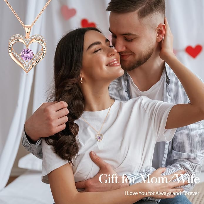 18K Rose Gold Necklaces for Women Birthday Gifts for Women Jewelry for Women Birthday Gifts for Wife Girlfriend Daughter Wife Birthday Gifts for Anniversary Mothers Day Christmas Valentines Gifts