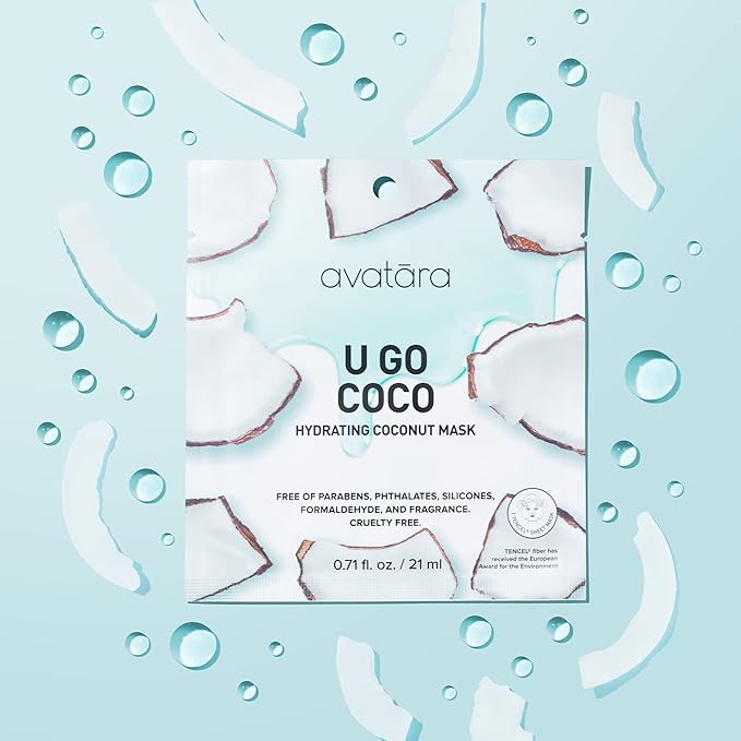 Avatara Get Up & Slay 6-Pack Facial Sheet Mask Variety Pack | K-Beauty Skincare for Dry, Sensitive, Uneven Skin | Gentle Brightening | Fragrance-Free, Paraben-Free & Cruelty-Free Korean Masks