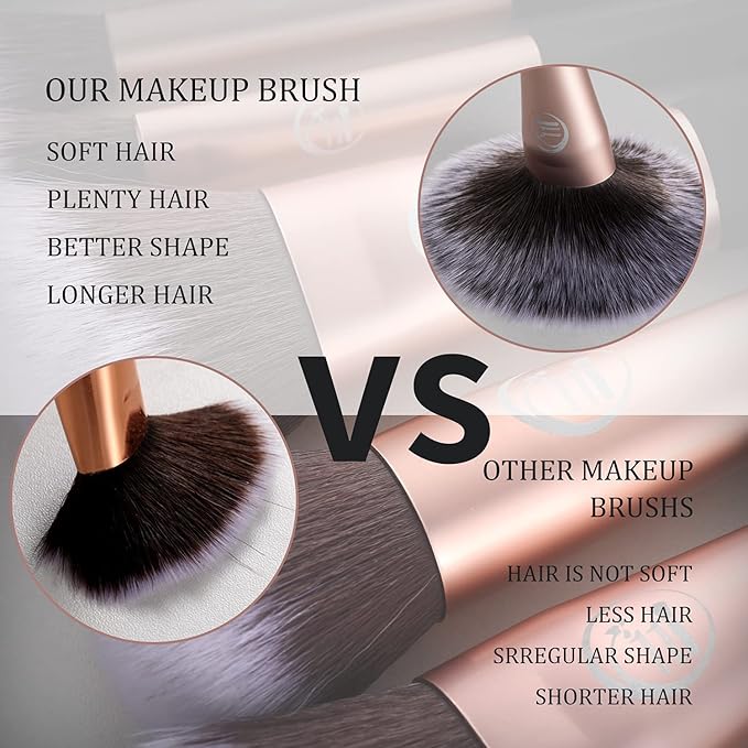 111 Black makeup brushes and makeup sponges 18pcs makeup tool set makeup brushes set natural synthetic eye shadow foundation make-up facial mixed powder blusher concealer eye makeup brush set