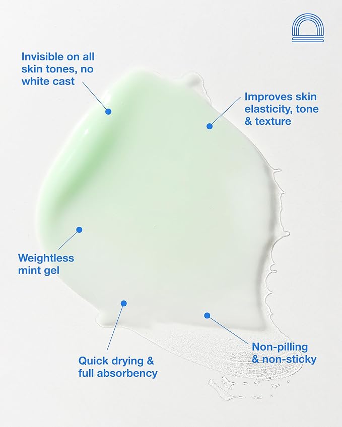 The Mug Guard Gel Sunscreen for Face - Reef Safe, Water-Resistant & Lightweight Sunscreen w/ 72 Hour Hydration - Anti-Aging, Non-Greasy Sunblock Lotion - Fragrance-Free SPF 30 Sun Lotion (2.4 Fl Oz)