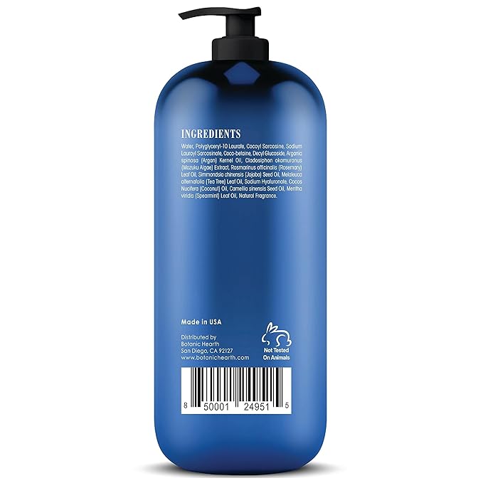 Botanic Hearth Tea Tree Face Wash With Mint | Acne Fighting, Premium, Hydrating Liquid Face Soap With Pure Tea Tree Oil | For Women And Men, Paraben Free, Fights Acne | 16 Fl Oz (Packaging May Vary)