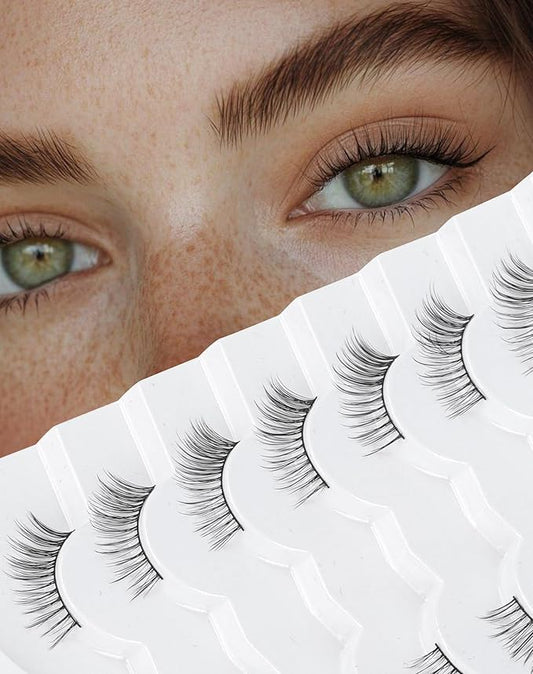 Half Lashes Natural Half Eyelashes Wispy Corner Lashes HE-47