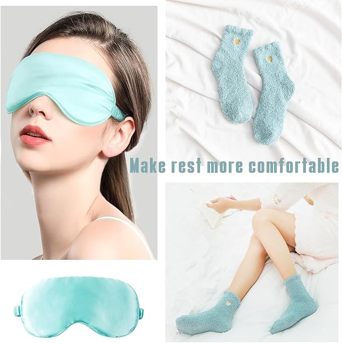 Get Well Soon Gift Baskets For Women,12PC Get Well Gifts for Women After Surgery,Birthday,Care Package,Grief,Sympathy Gifts,Condolences Gift Basket (cerulean)