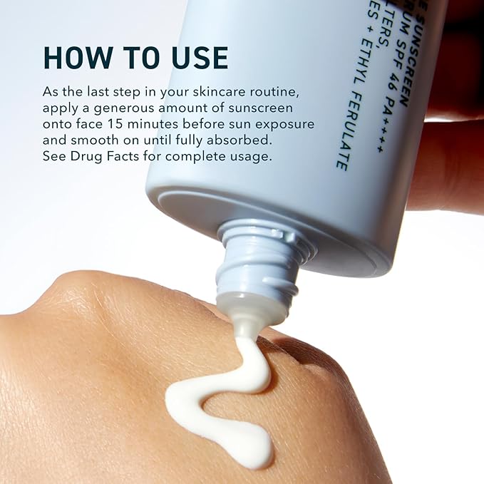 Prequel Skin Solar Shade - Moisturizing Face Sunscreen SPF 46 PA++++ Broad Spectrum UV Protection. Hydrating Sunblock for Dry Skin. Lightweight Travel Size Sun Protection, 1.7oz