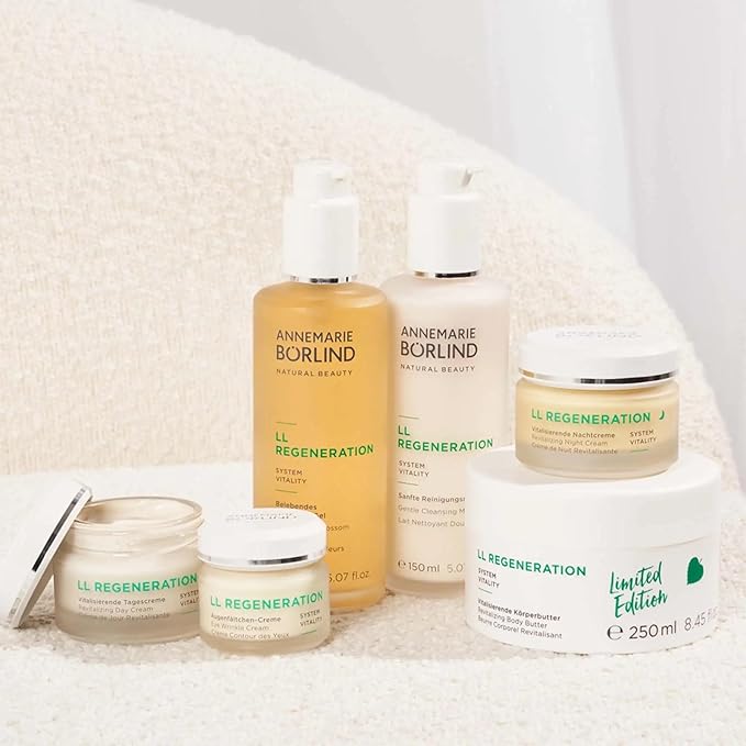 ANNEMARIE BÖRLIND - LL REGENERATION Revitalizing Day Cream - Natural Vitamin C E and Retinoid Anti Aging Face Cream for Visibly Firmer and Wrinkle Free Skin - Step 3 of 5 - 1.69 Fl Oz.