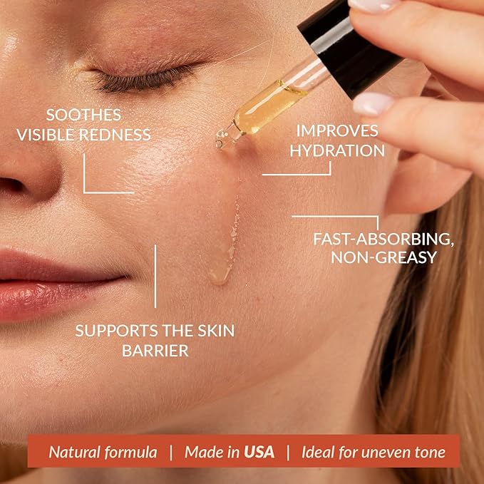 Vitamin C Face Serum - USA Made with Natural & Organic Ingredients, Skin Brightening Vitamin C Serum for Face for Women, Discoloration Correcting & Anti Aging Facial Formula with Antioxidants