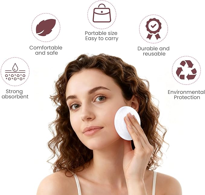 120 PCS-Compressed Facial Sponges,100% Natural Cellulose Face Sponge, Professional Cosmetic Spa Sponges for Daily Facial Cleansing,Exfoliating,Makeup Removal,Travel Skincare Essentials (White)