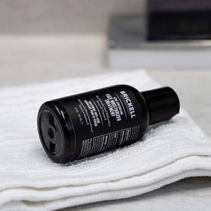 Brickell Men's Acne Controlling Face Moisturizer Treatment for Men, Natural and Organic Face Moisturizer Treatment to Clear Acne, Even Skin Tone and Moisturize Skin, 2% Salicylic Acid, 2 Ounces