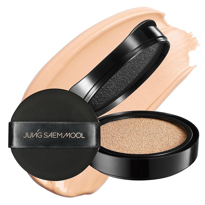 [JUNGSAEMMOOL OFFICIAL] Essential Skin Nuder Cushion (Pink Light) | Refill | Natural Finish | Buildable Coverage | Makeup Artist Brand
