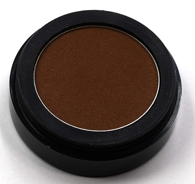 Brazilian Brown Cinnamon Chestnut Bronze Pressed Powder Single Vegan Eyeshadow; Talc, Paraben & Cruelty Free